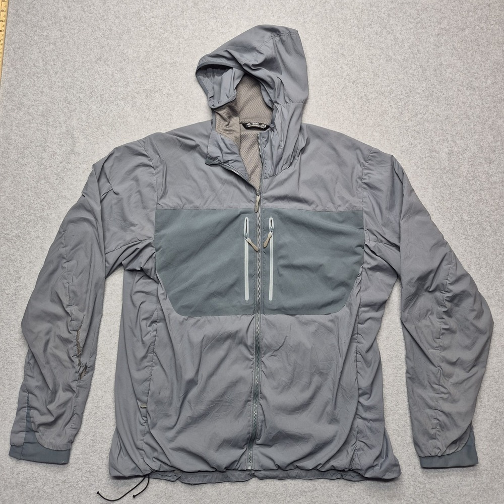 Arcteryx Proton FL Hoody Jacket Mens XL Gray Lightweight Climbing Softshell Coat